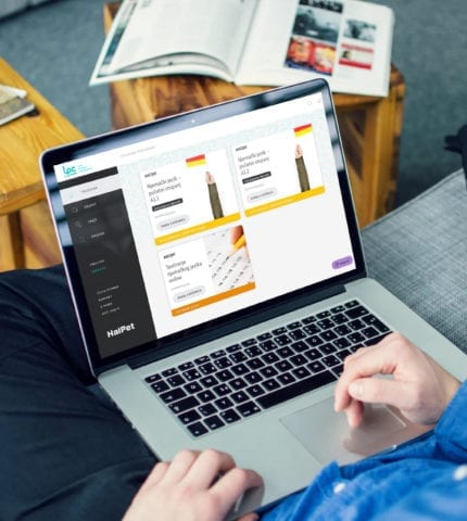HalPet LPC, e-trgovina, e-programi njemačkog jezika, laptop
