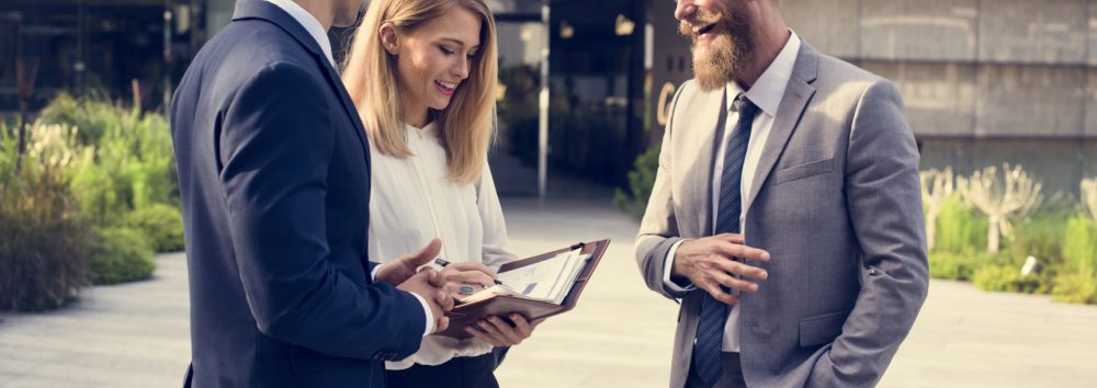 Business Talk Men Women Notebook