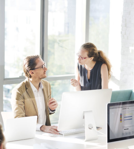 Business People Meeting Discussion Working Office Concept