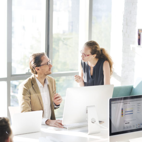 Business People Meeting Discussion Working Office Concept